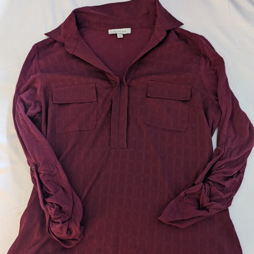 Maroon size small shirt